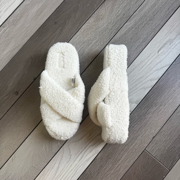 PINK Co-zzzy Fleece Platform Slippers | New Never Used | Size: 9-10 - Picture 1 of 6